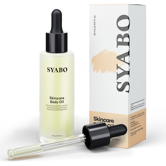 Skincare Body Oil, Moisturizer Hydrating Body Oil, Vitamin E and Jojoba Oils for Women Men Nourishing After Shower & Bath Oil, 2 FL OZ, All Skin Types